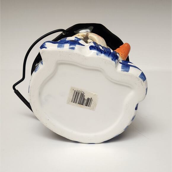 Metal Tealight Tall Snowman/ Variations Ceramic Tea Light Candle Holder - Picture 7 of 16